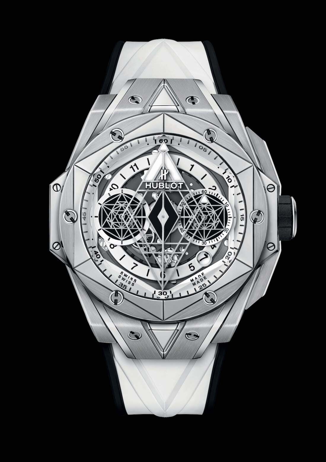 News Hublot Big Bang Sang Bleu II Titanium White King Gold